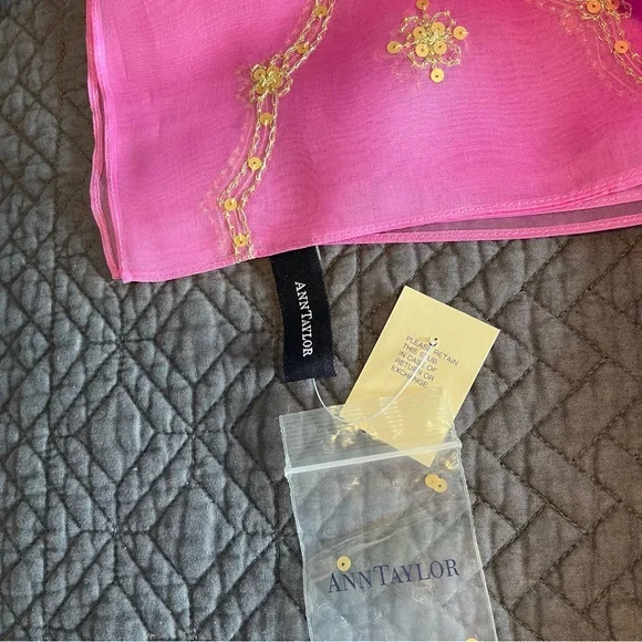 Ann Taylor Vintage, 100% Silk 3pcs Evening Wear (w/Matching Shawl) Size:  2 - Picture 8 of 15